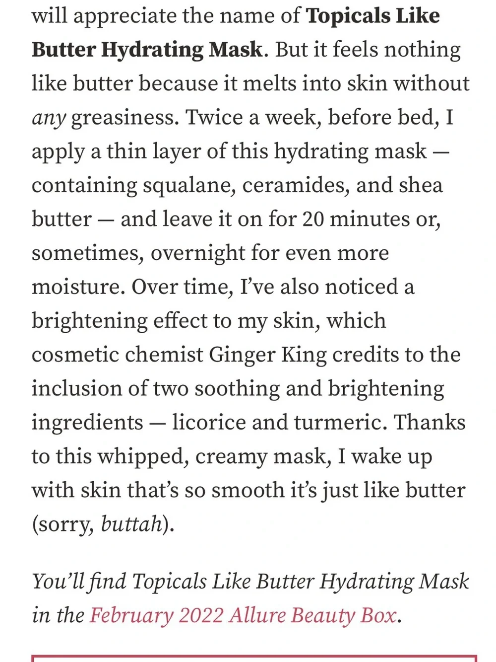 Butter Kids Topicals Hydrating Mask - Yellow